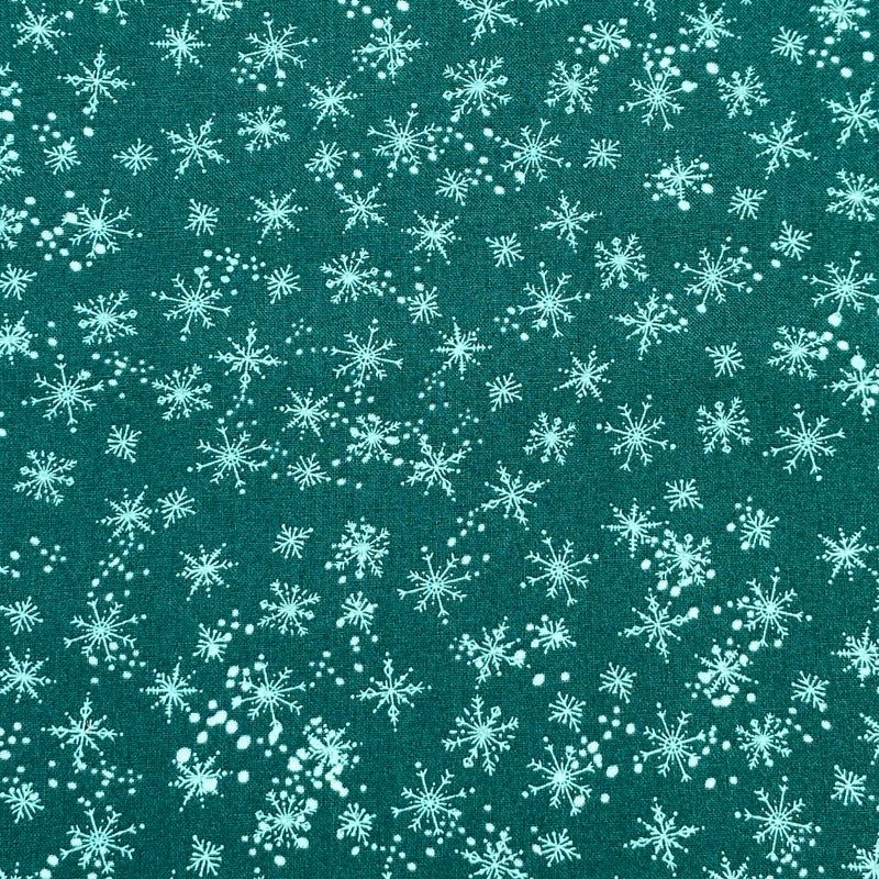 Snowfall Emerald | Cheer and Merriment | Quilting Cotton