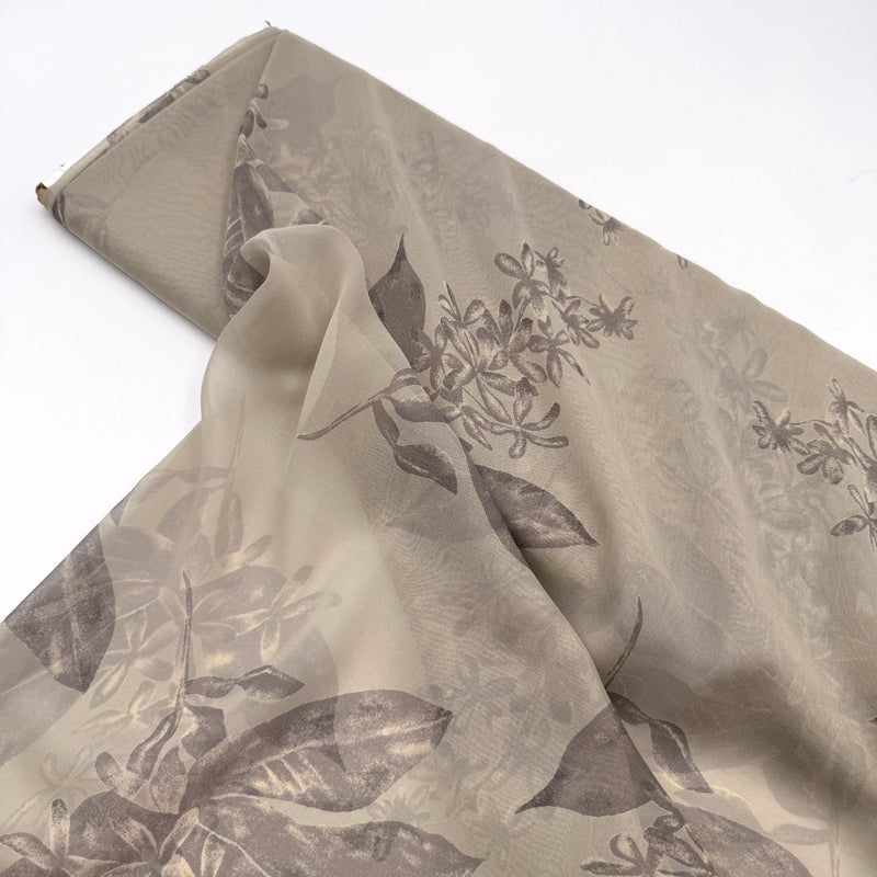 Foggy Floral | Silk Chiffon