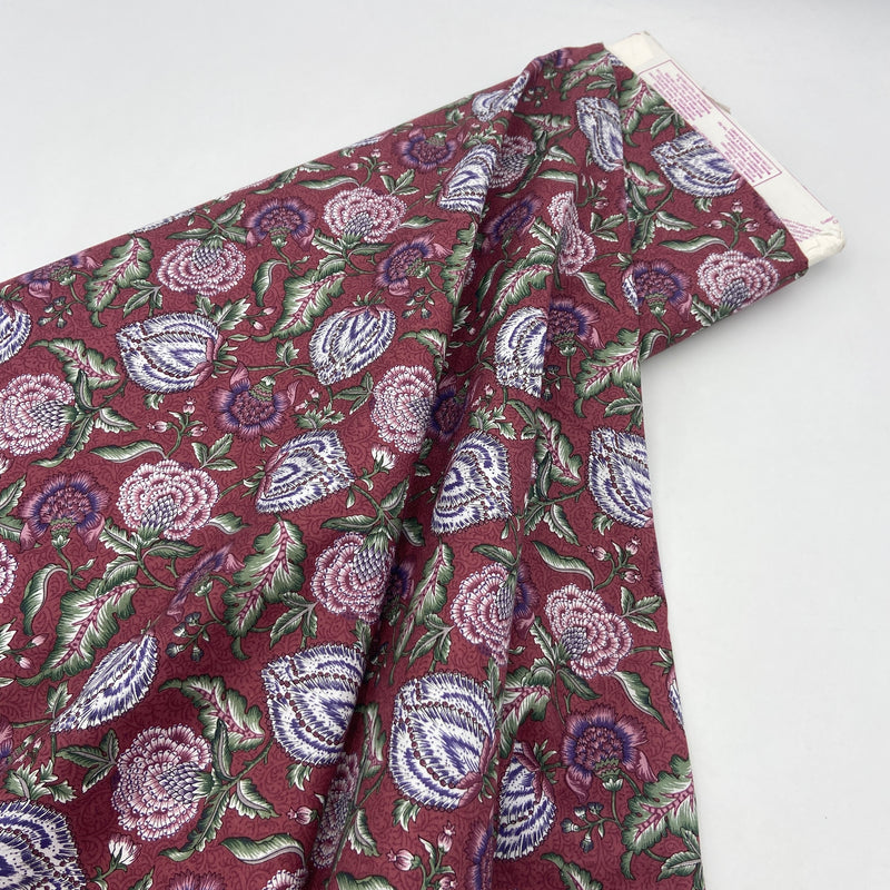 Moody Cabernet Floral | Quilting Cotton