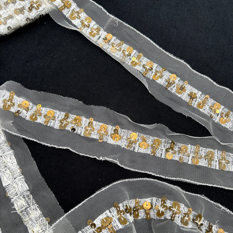 Mixed Metals | 2" Sequin Trim