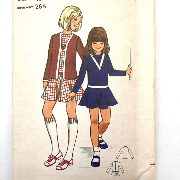 Butterick 3368 | Kids' Dress and Jacket | Size 10