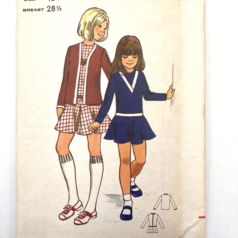 Butterick 3368 | Kids' Dress and Jacket | Size 10