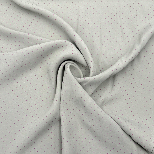 Soft Sage Polka | Crepe