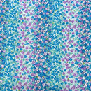 Teal Floral Stripe | Keepsake Calico | Quilting Cotton