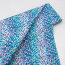 Teal Floral Stripe | Keepsake Calico | Quilting Cotton