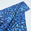 Pacific | Bubble Blues | Batik Quilting Cotton