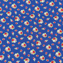 Poppy Bouquet Cobalt | Love Lily | Quilting Cotton