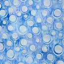 Crescent | Bubble Blues | Batik Quilting Cotton