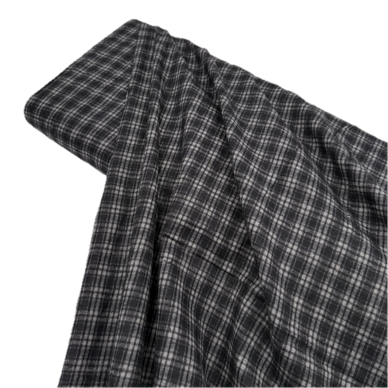 Soot Plaid | Brushed Homespun