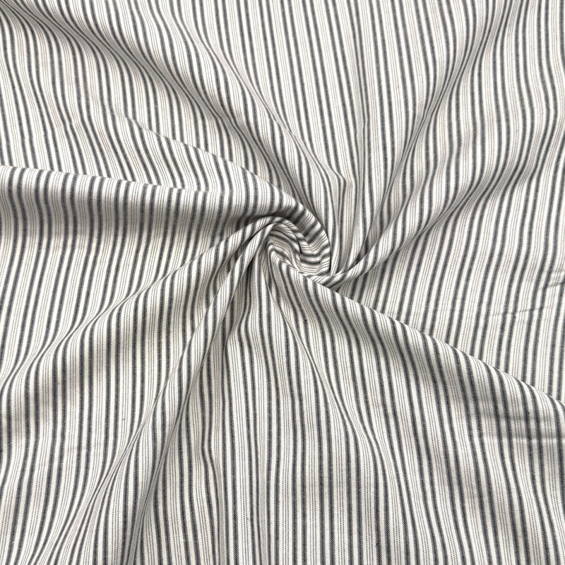 Soot Stripe | Brushed Homespun