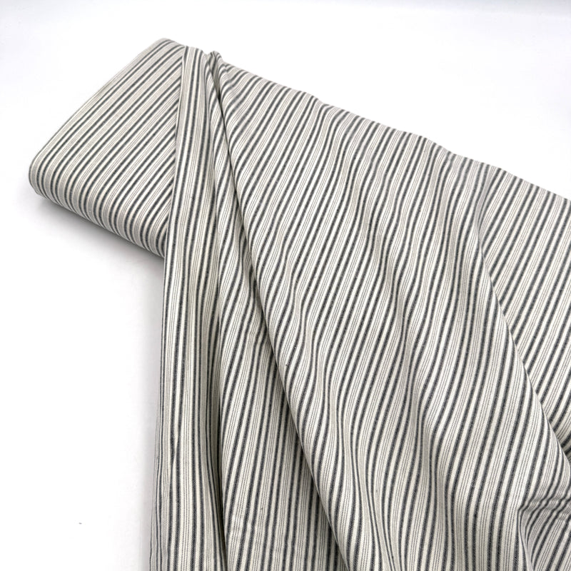Soot Stripe | Brushed Homespun