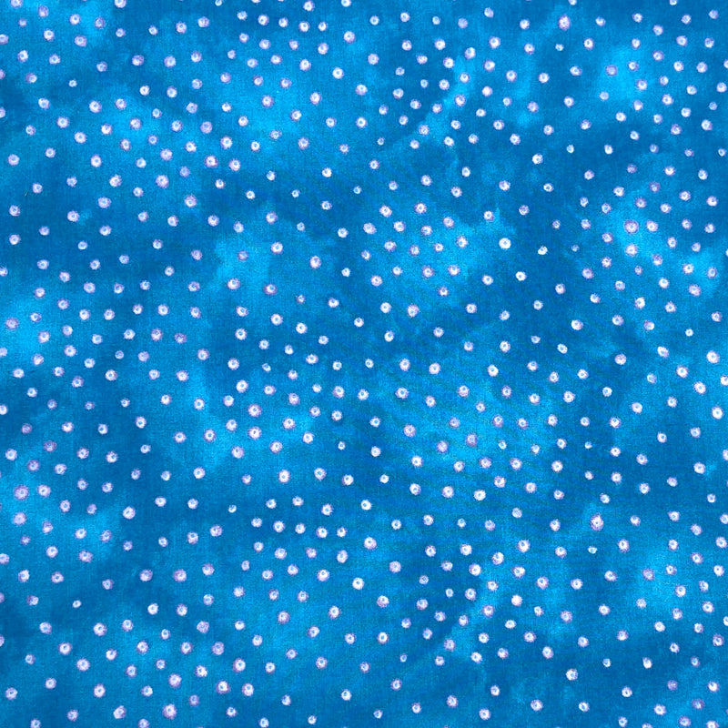 Basic Bubbles Blue | Quilting Cotton