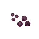 17mm & 27mm Garnet | Plastic Buttons | Choose Your Size