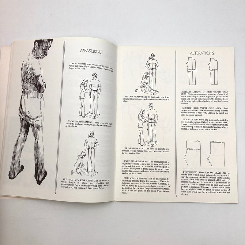 Guide to Sew Knit Slacks For Men | Book