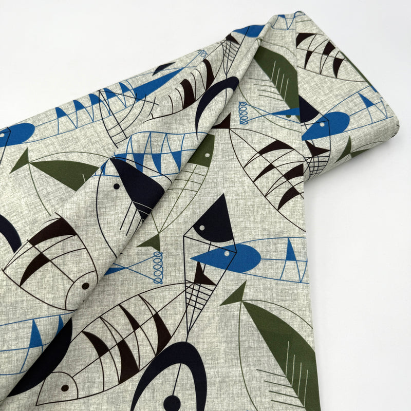 Mid-Mod Fish | Fish Hope | Quilting Cotton