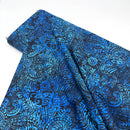 Indigo Paisley | Batik Quilting Cotton