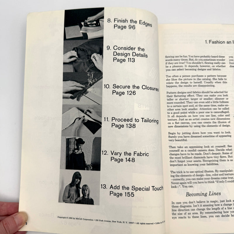 McCall's Step-by-Step Sewing Book 1966