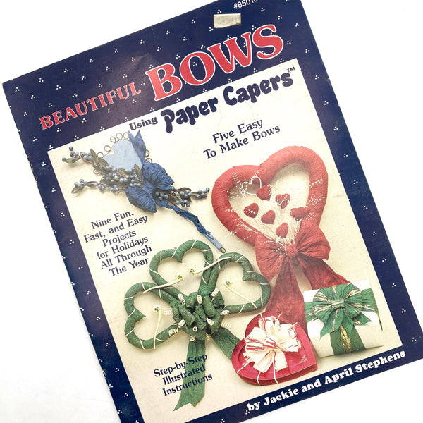 Napier #85010 Jackie and April Stephens | Beautiful Bows Using Paper Capers