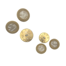 19mm & 24mm Golden Clam | Plastic Buttons | Choose Your Size