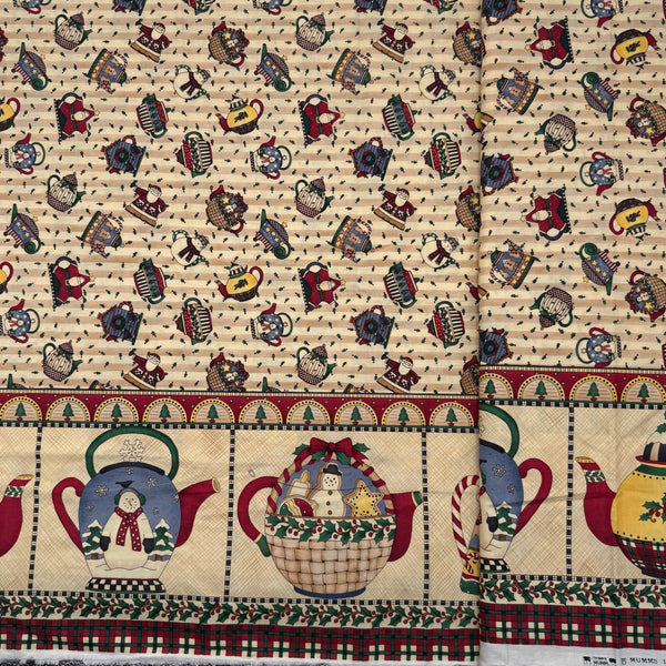 Holiday Border Print | Debbie Mumm | Quilting Cotton 58" wide
