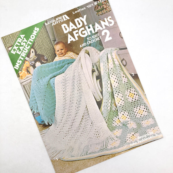 Leisure Arts Leaflet 101 | Baby Afghans to Knit and Crochet 2