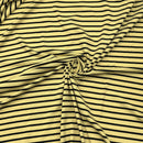 Honey Stripe | Rayon Blend Stretch Jersey