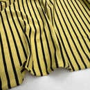 Honey Stripe | Rayon Blend Stretch Jersey