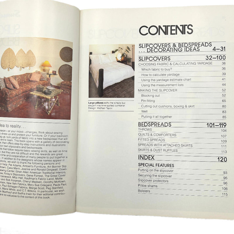 Slipcovers & Bedspreads | Book