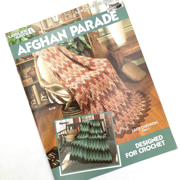 LEISURE ARTS PATTERN Books Crochet Afghan Parade # 335