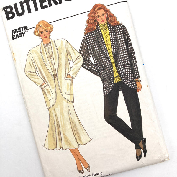 Butterick 4049 | Adult Jacket, Skirt and Pants | Sizes 8-10-12