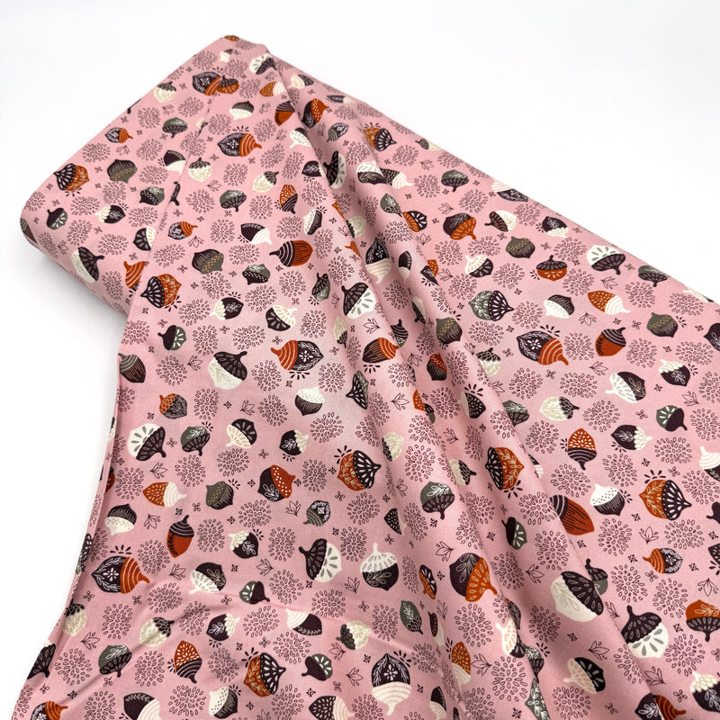 Acorns Lilac | Slow Stroll | Quilting Cotton