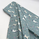 Horses Blue | Meander | Quilting Cotton