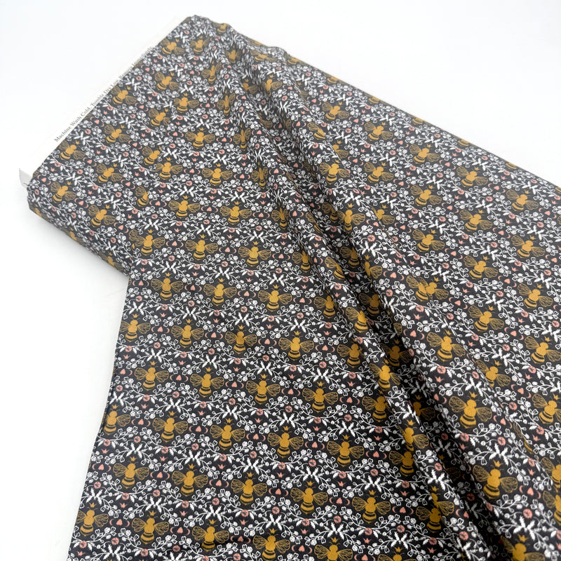 Bees Night | Midnight in the Garden | Quilting Cotton
