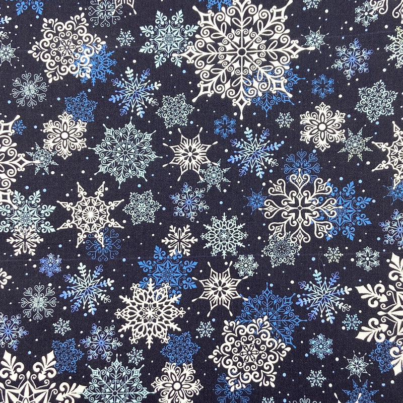 First Frost Blue | Wide Back 108" | Quilting Cotton