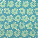 Flowers Turquoise | Gulls Just Wanna Have Fun | Quilting Cotton