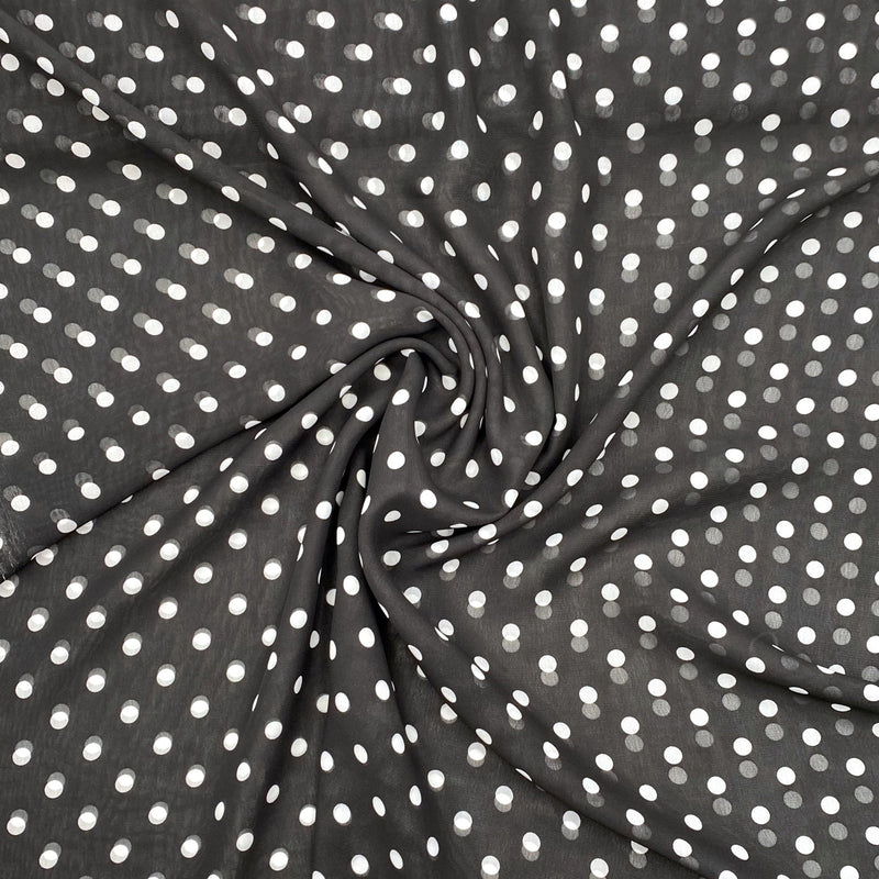 Polka Dots | Crepe Chiffon
