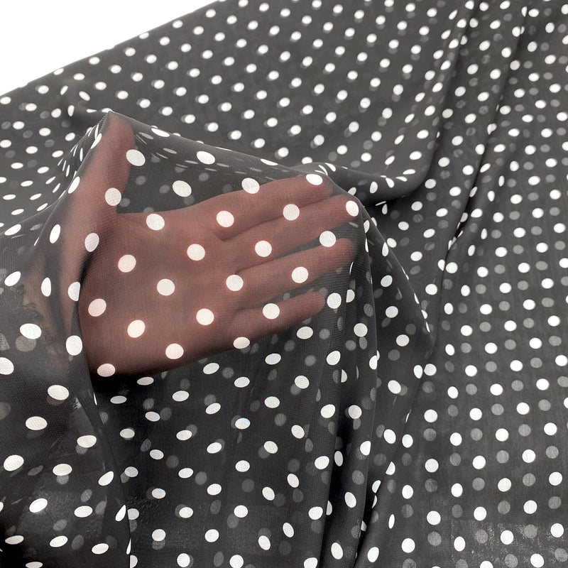 Polka Dots | Crepe Chiffon