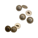5/8" & 3/4" Wing Crest | Metal Buttons | Choose Your Size