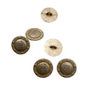 5/8" & 3/4" Wing Crest | Metal Buttons | Choose Your Size