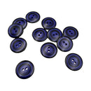 1/2" & 3/4" Blurple Swirl | Plastic Buttons | Choose Your Size