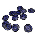 1/2" & 3/4" Blurple Swirl | Plastic Buttons | Choose Your Size
