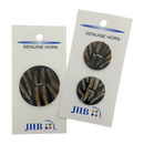 24mm & 35mm Tiger Stripe | Horn Buttons | Choose Your Size