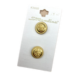 5/8", 3/4" or 7/8" Gold Anchor | Metal Buttons | Choose Your Size