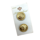 5/8", 3/4" or 7/8" Gold Anchor | Metal Buttons | Choose Your Size