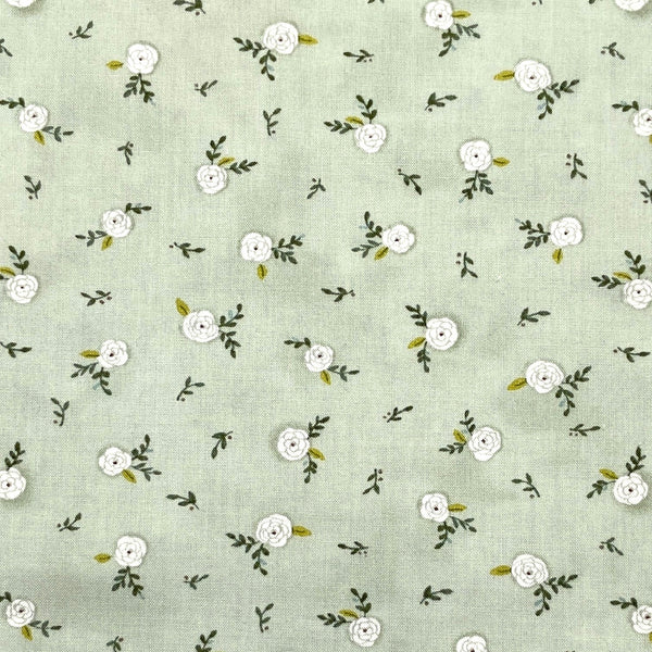 Tiny Blooms Sage | Happiness Blooms | Quilting Cotton