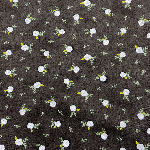 Tiny Blooms Slate | Happiness Blooms | Quilting Cotton