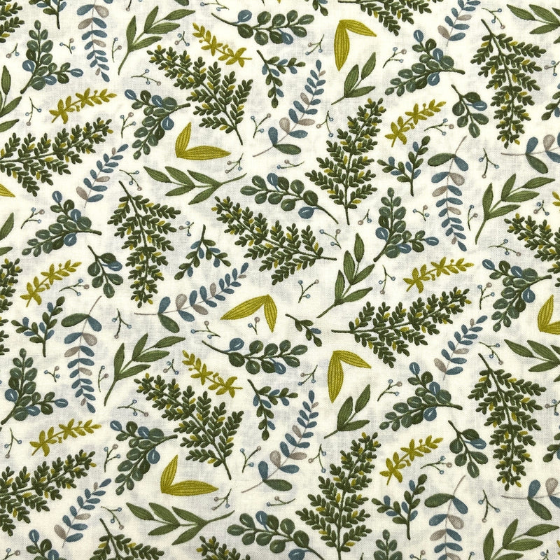 Fern White | Happiness Blooms | Quilting Cotton