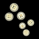 15mm & 19mm Cream Cake | Plastic Buttons | Choose Your Size