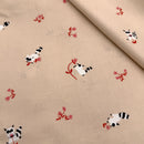 Tanuki Peach | Yours Truly | Quilting Cotton | RARE, OUT OF PRINT Cotton + Steel