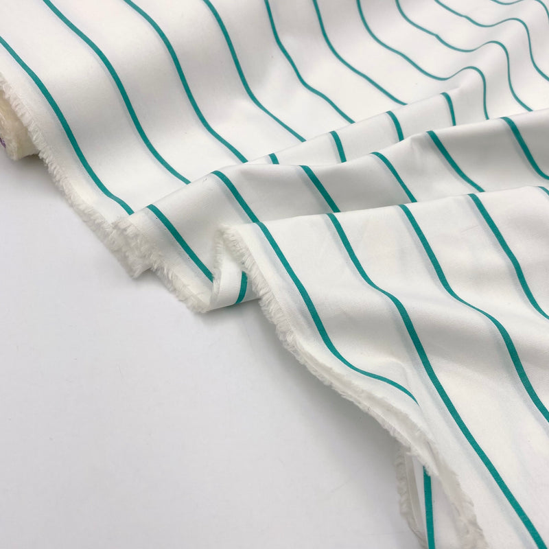 Emerald Stripes | Shirting